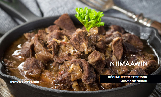 Ragoût de boeuf et canard fumé