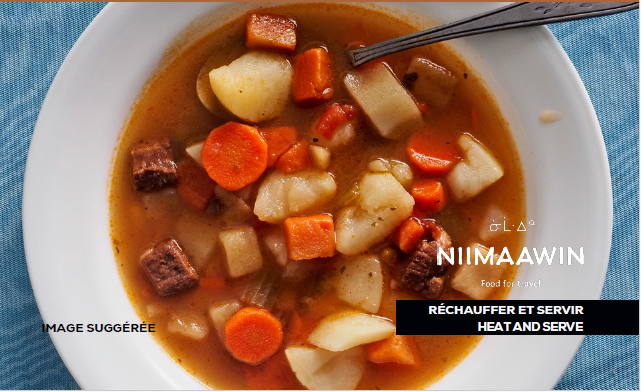 Soupe-repas au canard et au cerf