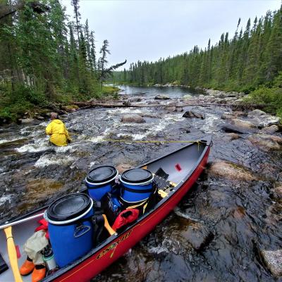 Canot descente de rivière